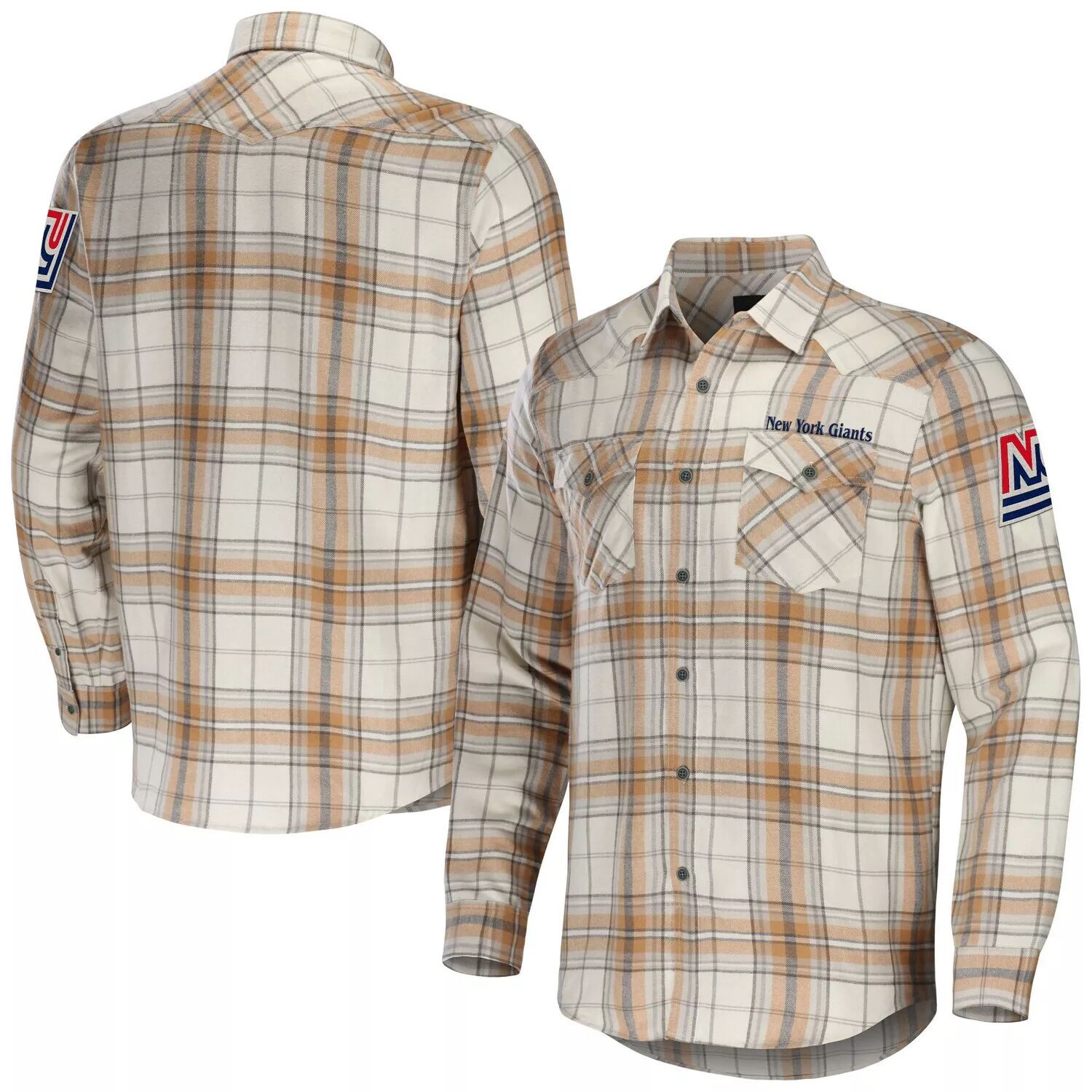 Мужская коллекция NFL x Darius Rucker от Fanatics Tan New York Giants фланелевая рубашка на пуговицах с длинными рукавами
Мужская коллекция NFL x Darius Rucker от Fanatics Tan New York Giants фланелевая рубашка на пуговицах с длинными рукавами