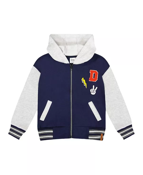 Детская флисовая куртка на молнии с капюшоном - для малышей. Deux Par Deux, синий
Детская флисовая куртка на молнии с капюшоном - для малышей. Deux Par Deux, синий