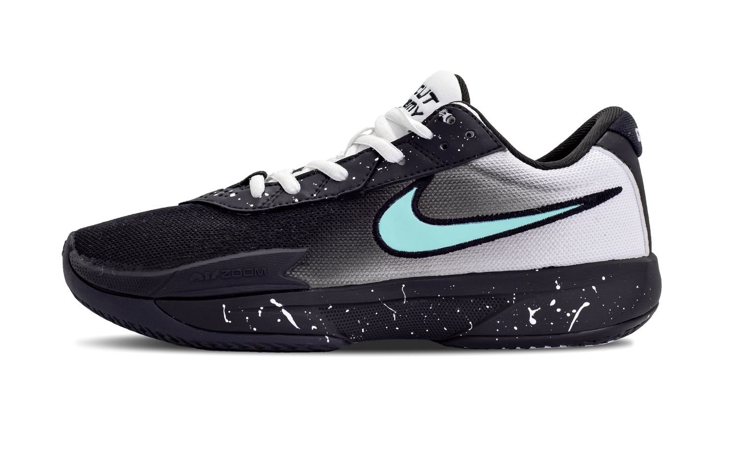 Nike Кроссовки для баскетбола Unisex Air Zoom G.T. Cut Academy низкие черно-бело-голубые с амортизацией, износостойкие и дышащие
Nike Кроссовки для баскетбола Unisex Air Zoom G.T. Cut Academy низкие черно-бело-голубые с амортизацией, износостойкие и дышащие