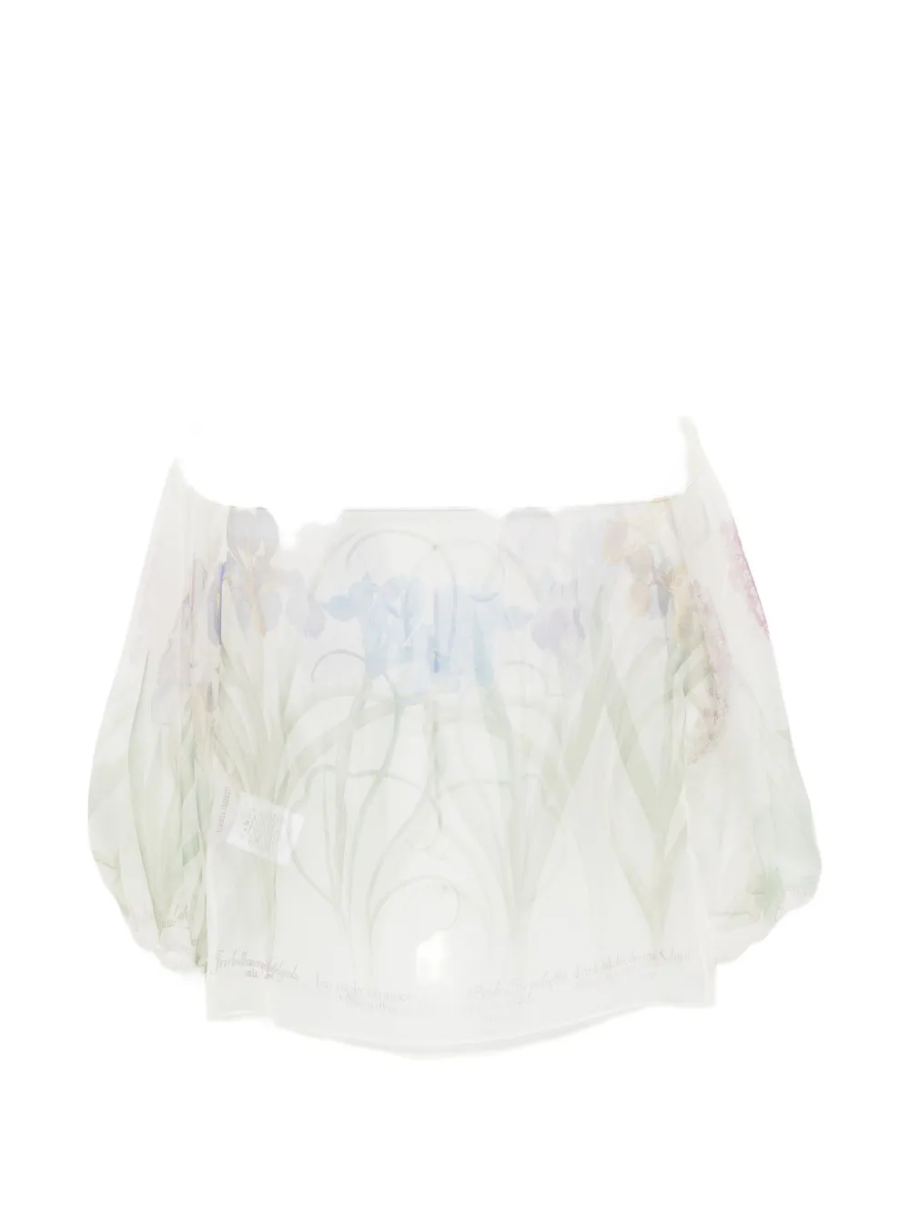 Шелковый топ с цветочным принтом Alberta Ferretti, белый
Шелковый топ с цветочным принтом Alberta Ferretti, белый