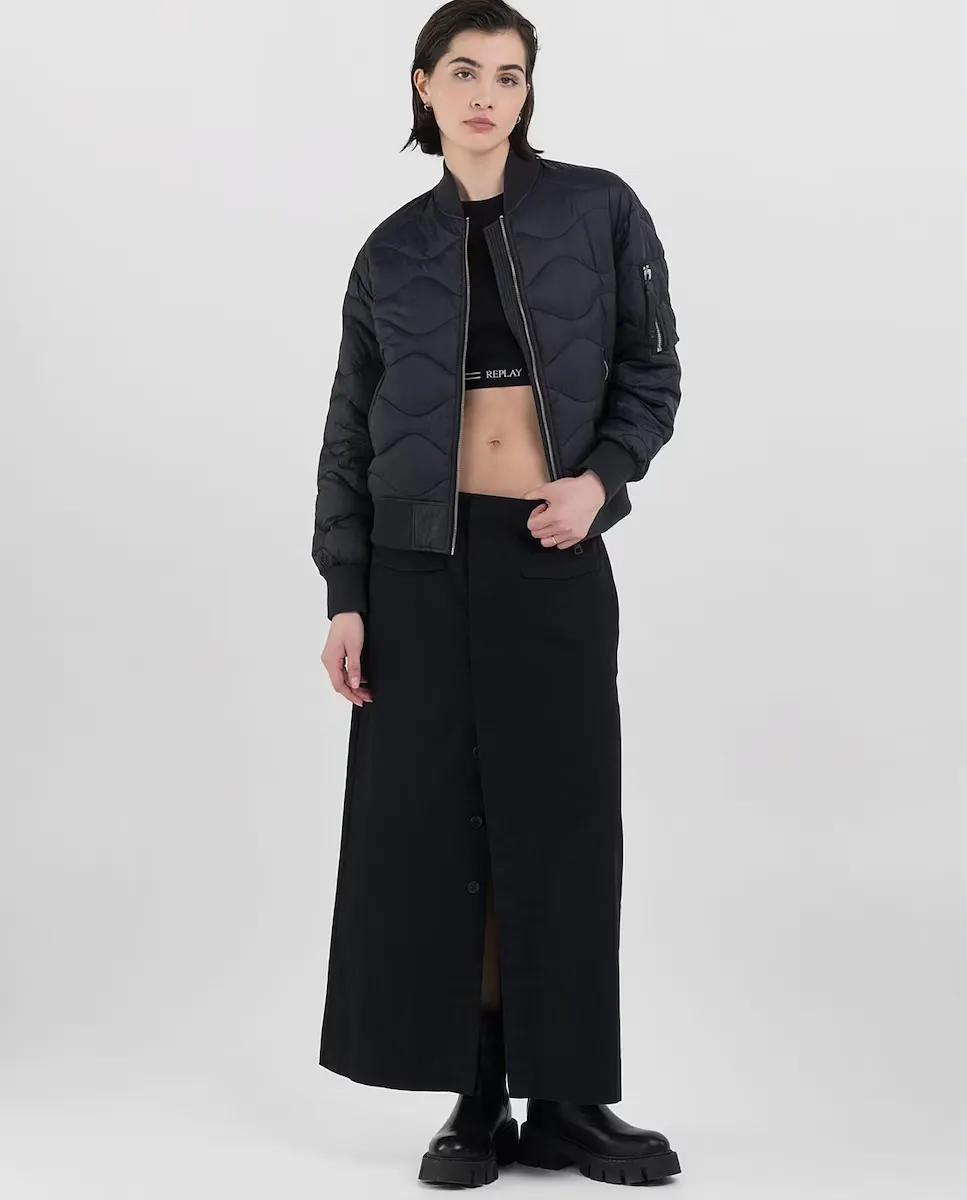 Женская стеганая куртка Replay, черный
Женская стеганая куртка Replay, черный