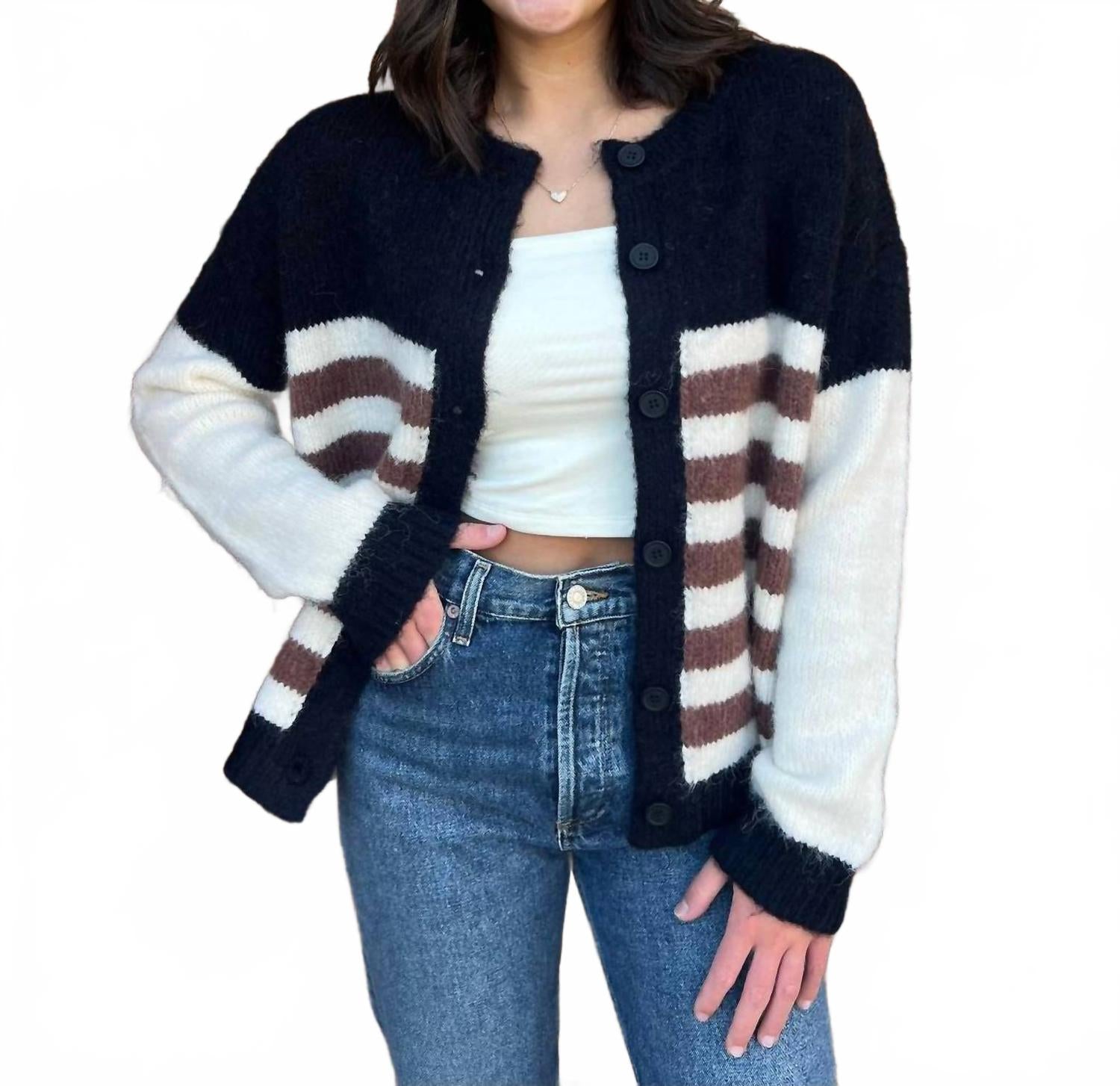 Кардиган Роуэн в разноцветном исполнении GRADE & GATHER, мультиколор
Кардиган Роуэн в разноцветном исполнении GRADE & GATHER, мультиколор