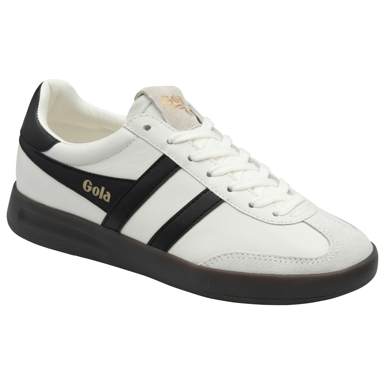 Кроссовки Gola Cyclone Leather, цвет White/Black/Dark Gum 
Кроссовки Gola Cyclone Leather, цвет White/Black/Dark Gum