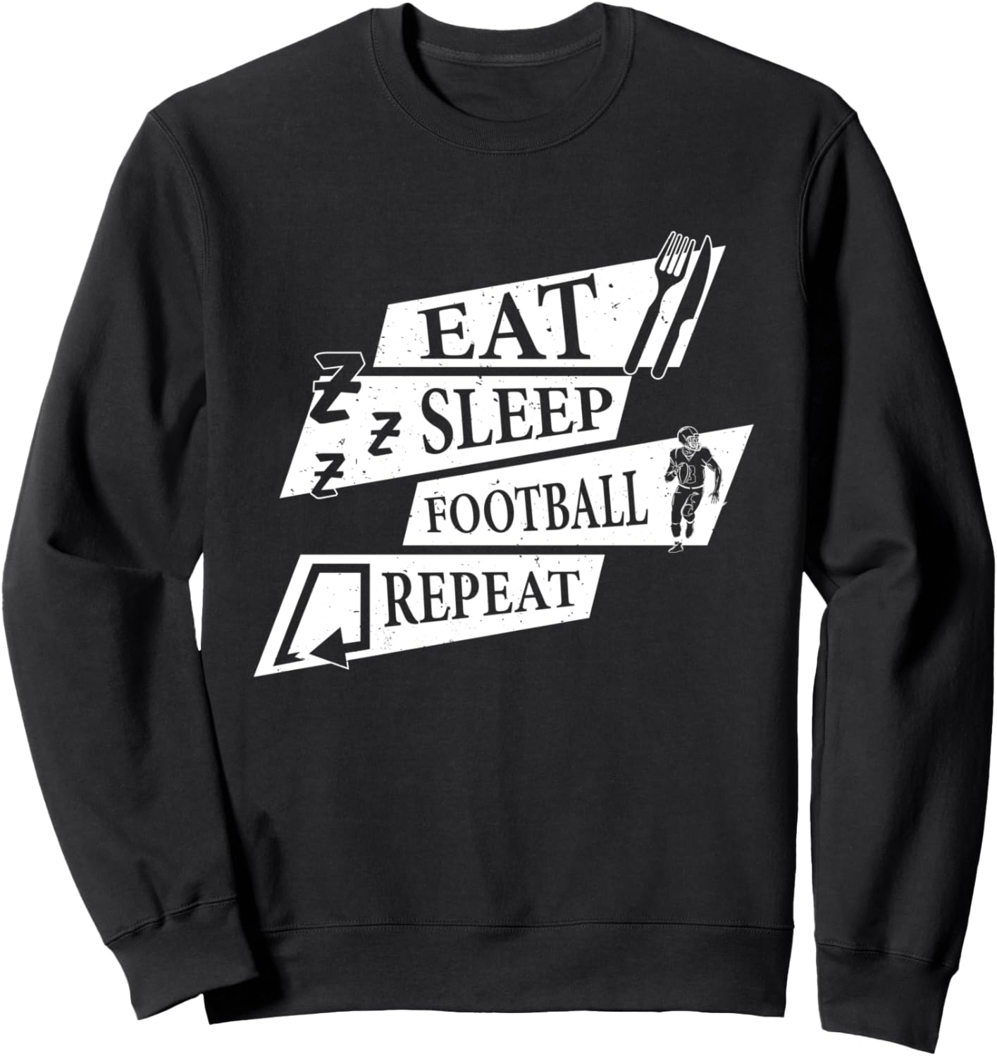 Ешь, спи, играй в футбол, повторяй - толстовка для американского футбола American Football Player Football Season, черный
Ешь, спи, играй в футбол, повторяй - толстовка для американского футбола American Football Player Football Season, черный