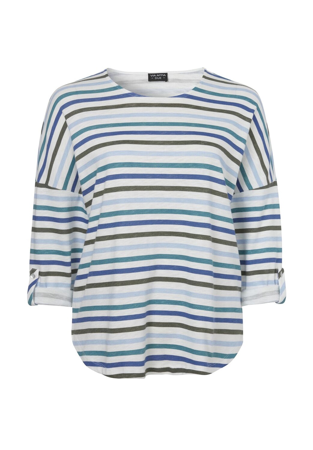 Пуловер Модная рубашка с длинными рукавами и спущенными плечами Via Appia -Due-, цвет Khaki Multicolor
Пуловер Модная рубашка с длинными рукавами и спущенными плечами Via Appia -Due-, цвет Khaki Multicolor