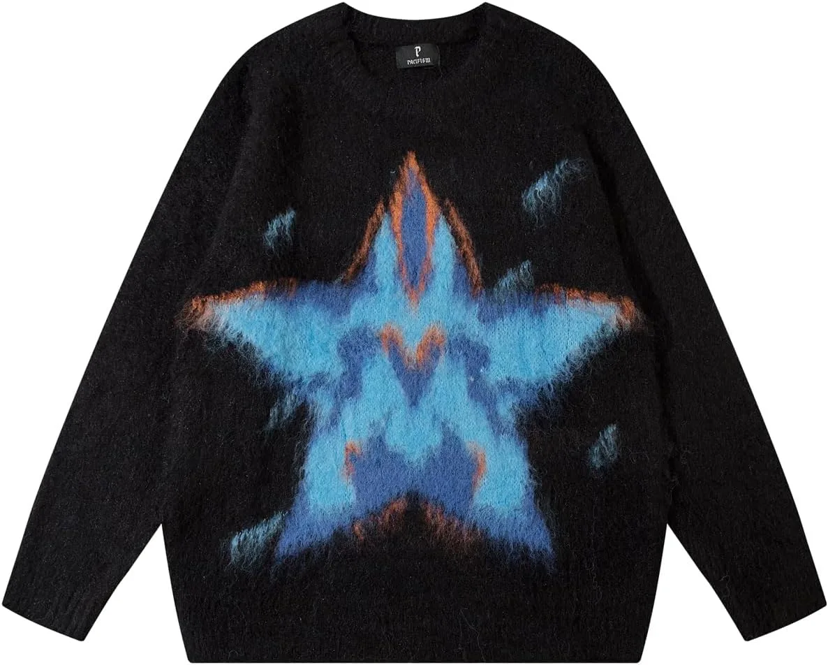 Свитер Perbai Y2K звездный, чанки, цветной блок, оверсайз
Свитер Perbai Y2K звездный, чанки, цветной блок, оверсайз