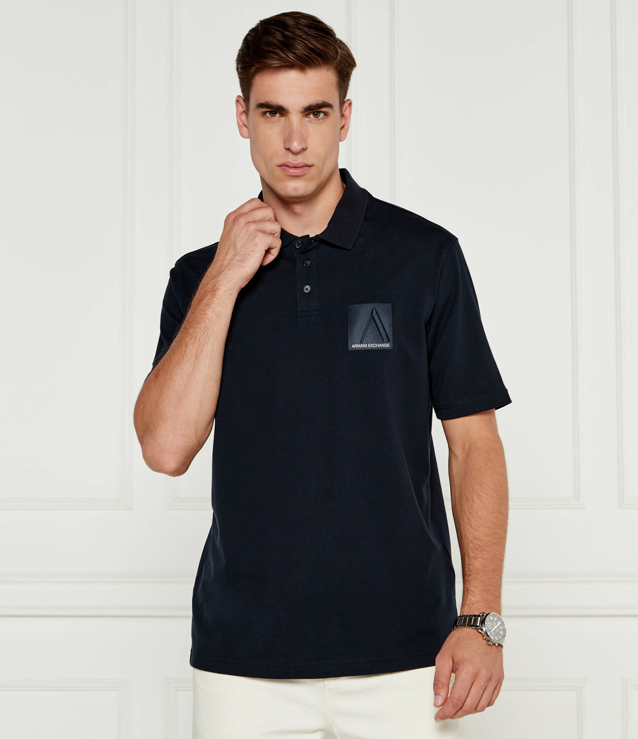 Поло Armani Exchange Regular Fit, темно-синий
Поло Armani Exchange Regular Fit, темно-синий