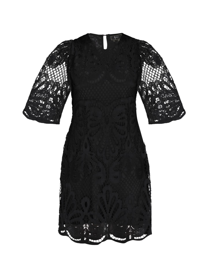 Платье до колена faina, черный 
Платье до колена faina, черный