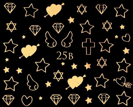 Водные наклейки металлизированные для ногтей - № 25Б., Raisin
Водные наклейки металлизированные для ногтей - № 25Б., Raisin