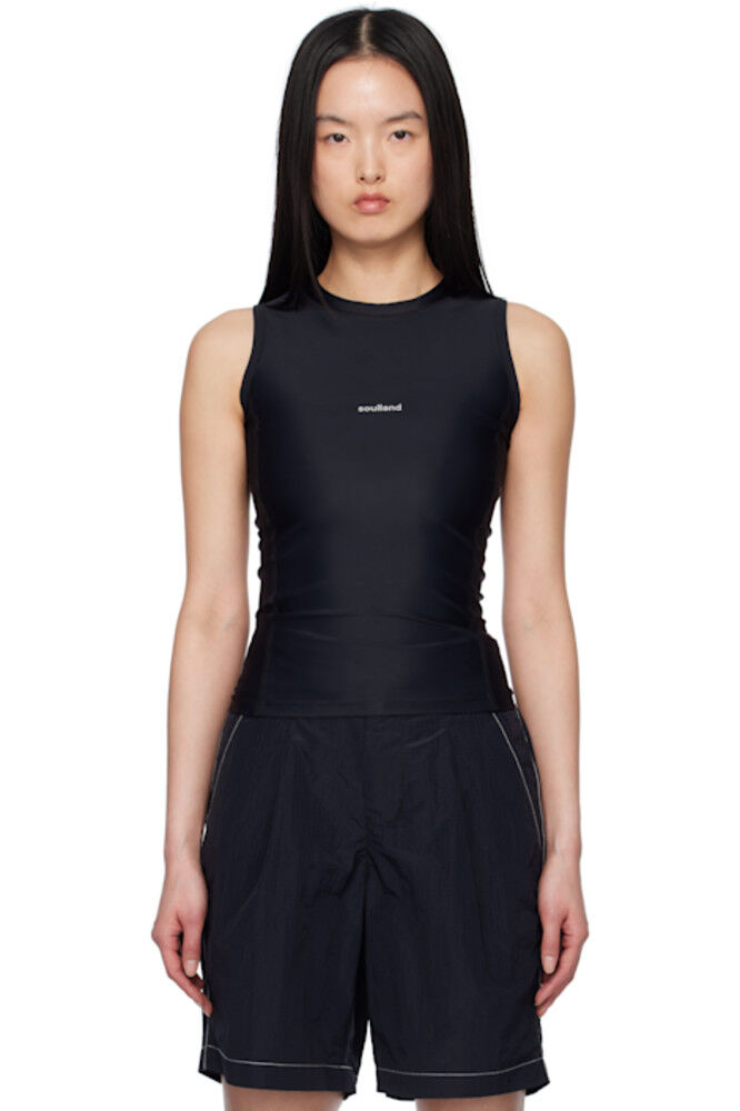 Черная майка Mira Soulland 
Черная майка Mira Soulland