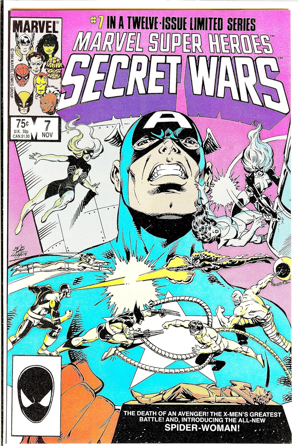 Marvel Super Heroes Secret Wars, No. 7 (Vol. 1, November, 1984 Issue) (Marvel Comics Group)
Marvel Super Heroes Secret Wars, No. 7 (Vol. 1, November, 1984 Issue) (Marvel Comics Group)