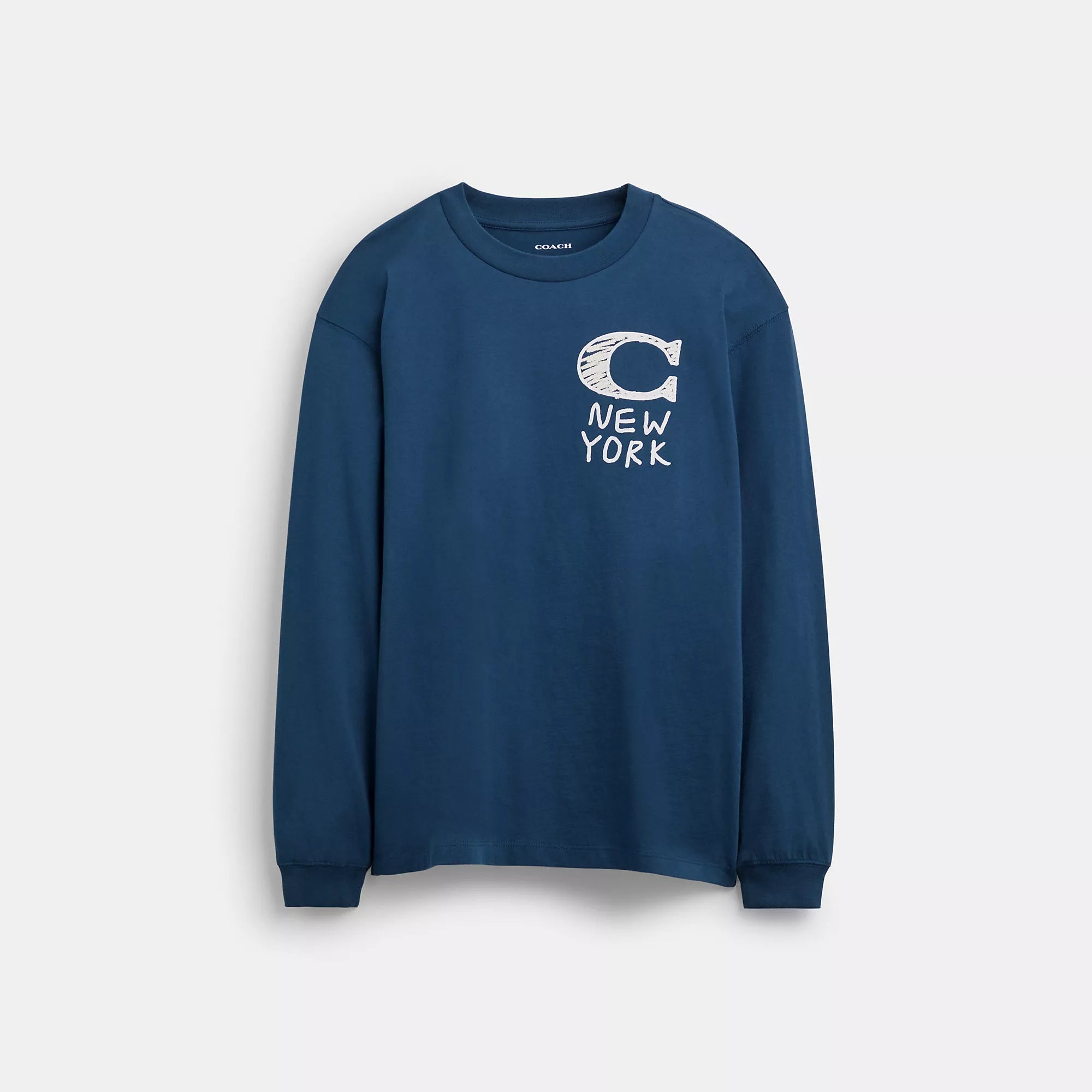 Футболка с длинным рукавом Coach Outlet New York из органического хлопка, цвет dark denim
Футболка с длинным рукавом Coach Outlet New York из органического хлопка, цвет dark denim