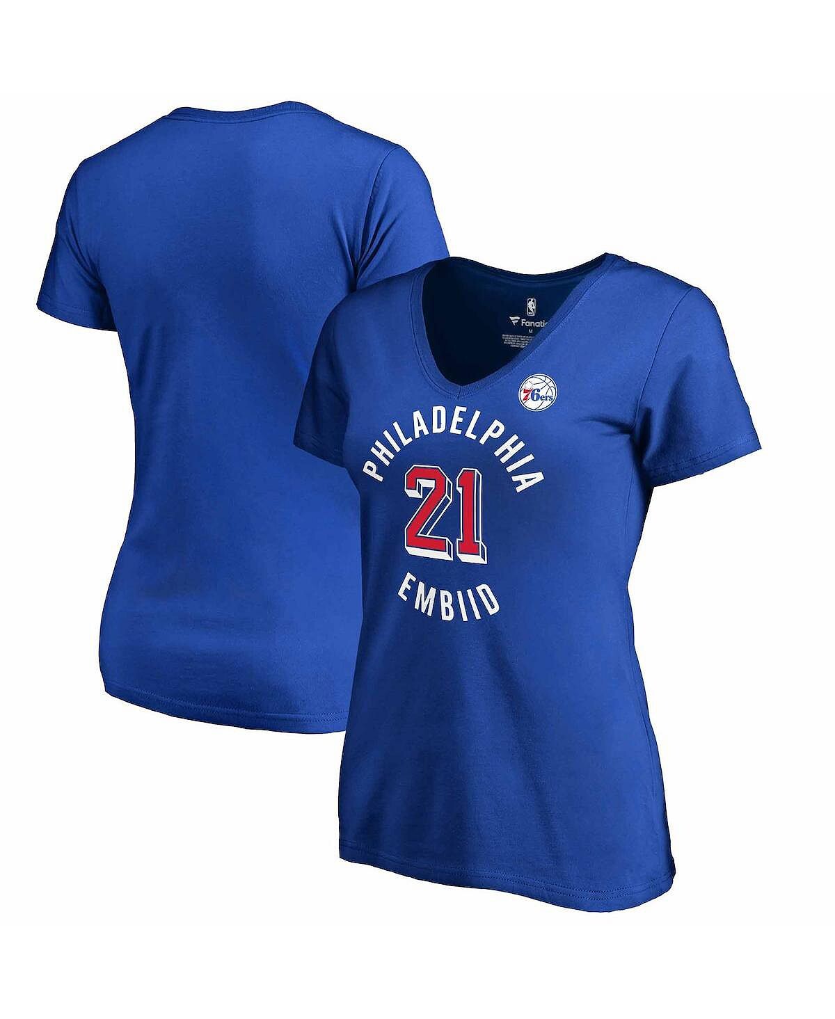 Женская футболка больших размеров Joel Embiid Royal Philadelphia 76ers Notable Fanatics
Женская футболка больших размеров Joel Embiid Royal Philadelphia 76ers Notable Fanatics