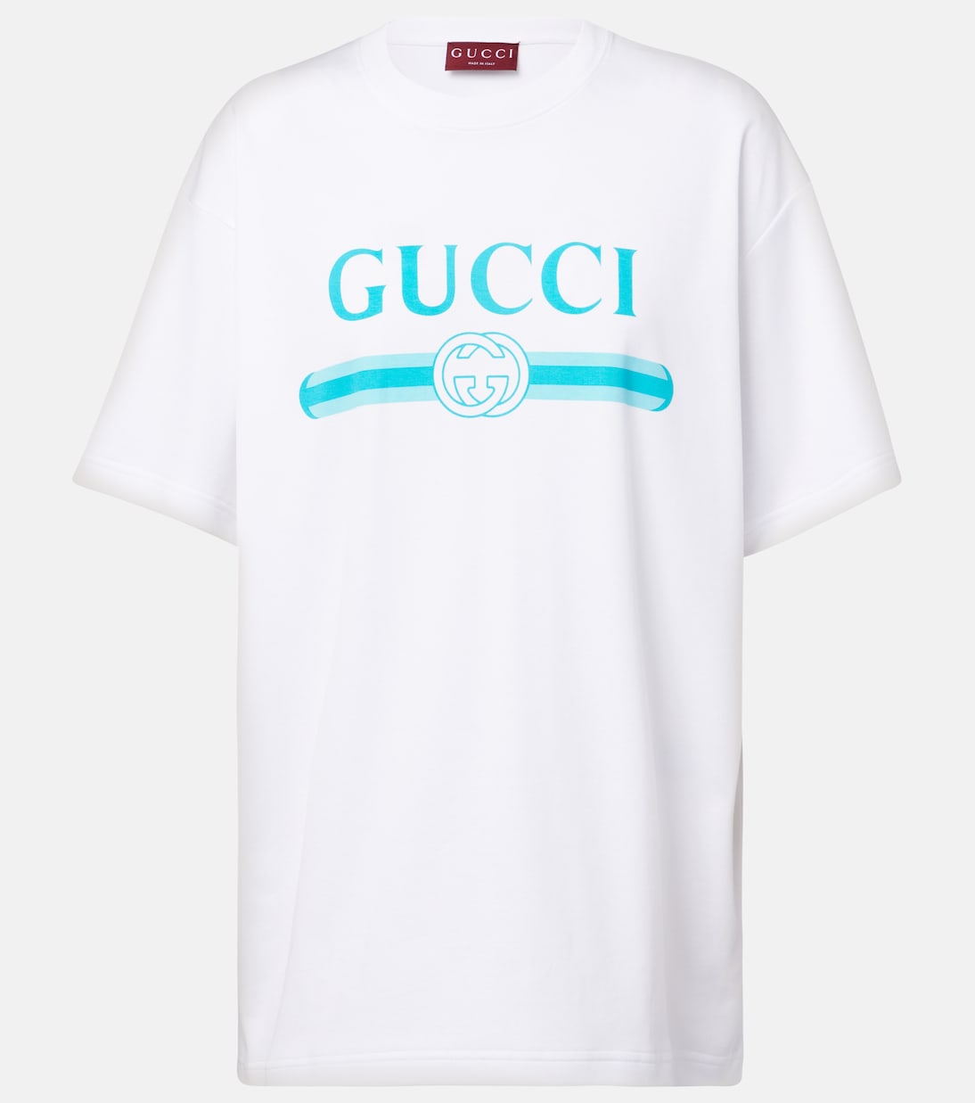 Футболка из хлопкового джерси с логотипом Gucci, White/Mc
Футболка из хлопкового джерси с логотипом Gucci, White/Mc