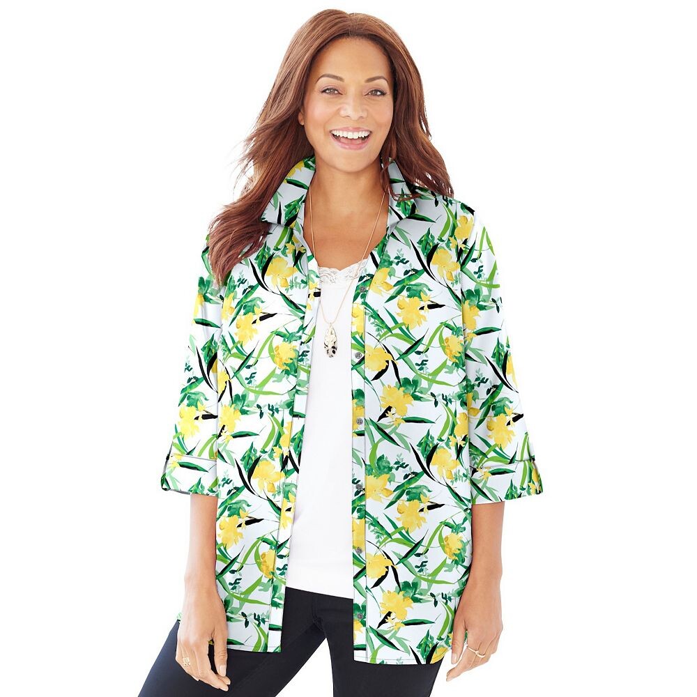 Женская блузка The Timeless блузки больших размеровCatherines, цвет Yellow Tropical Floral
Женская блузка The Timeless блузки больших размеровCatherines, цвет Yellow Tropical Floral