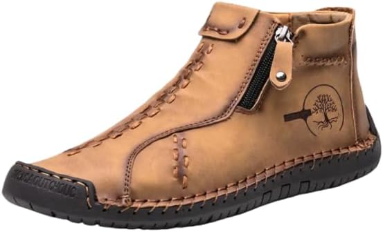 Средневековые кожаные ботинки Ренессанс для улицы, повседневные, в ретро-стиле, на молнии, с мягкой подошвой, мужские ботинки для вождения Hhhchpm, коричневый
Средневековые кожаные ботинки Ренессанс для улицы, повседневные, в ретро-стиле, на молнии, с мягкой подошвой, мужские ботинки для вождения Hhhchpm, коричневый