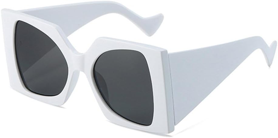 Модные солнцезащитные очки большого размера с двухцветным дизайном для женщин, ретро-градиентные, с защитой от УФ-излучения UV400; модные солнцезащитные очки для мужчин с леопардовым принтом TYUVIVO, White Gray
Модные солнцезащитные очки большого размера с двухцветным дизайном для женщин, ретро-градиентные, с защитой от УФ-излучения UV400; модные солнцезащитные очки для мужчин с леопардовым принтом TYUVIVO, White Gray