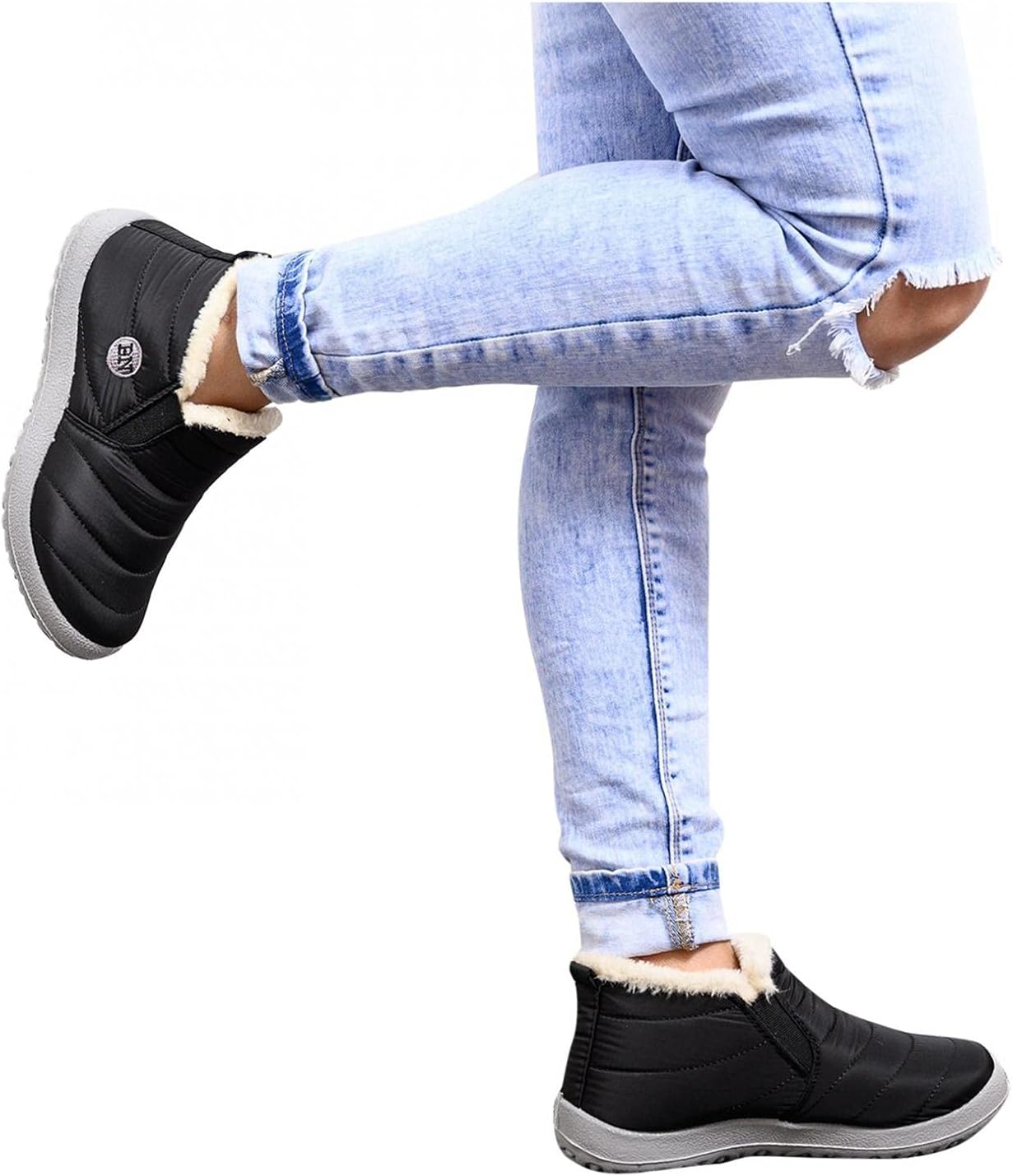 Зимние сапожки Hbeylia с флисовой подкладкой для женщин, легкие, водонепроницаемые, с искусственным мехом, противоскользящие, короткие ботильоны для лыж, катания на лыжах, походов, кемпинга, мягкие, уютные и теплые для холодной погоды, черный
Зимние сапожки Hbeylia с флисовой подкладкой для женщин, легкие, водонепроницаемые, с искусственным мехом, противоскользящие, короткие ботильоны для лыж, катания на лыжах, походов, кемпинга, мягкие, уютные и теплые для холодной погоды, черный