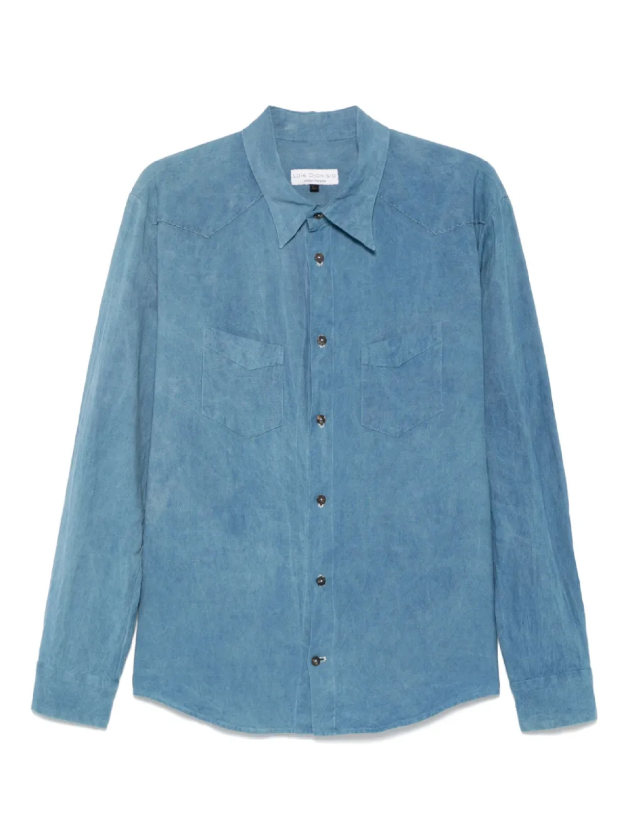 LOÏS DIONISIO рубашка с классическим воротником, синий
LOÏS DIONISIO рубашка с классическим воротником, синий