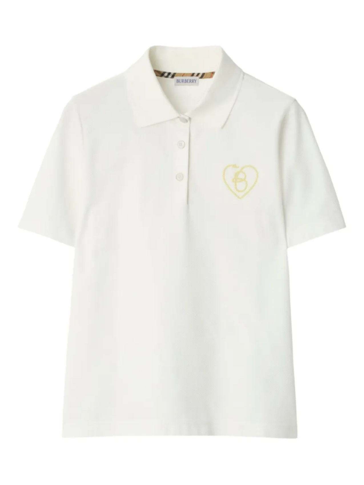 Burberry рубашка поло с логотипом B Heart, белый
Burberry рубашка поло с логотипом B Heart, белый