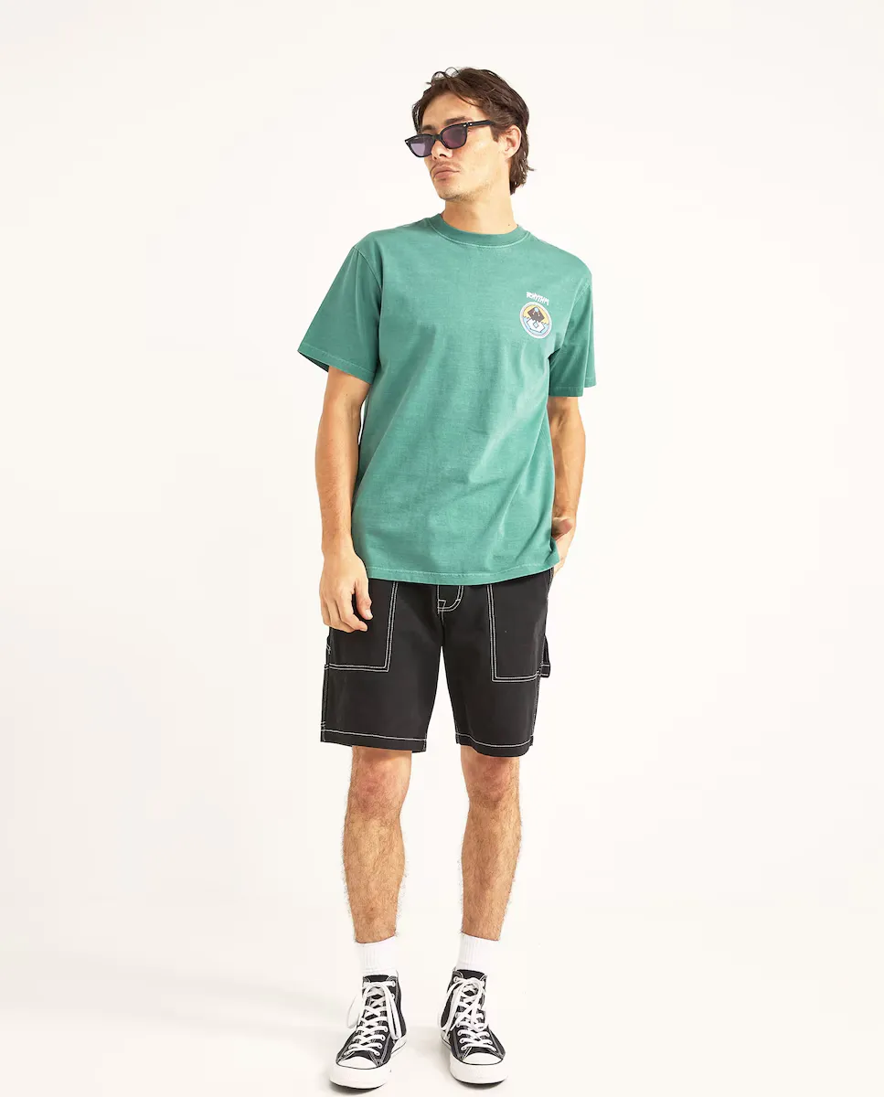 Мужские плотницкие шорты из хлопчатобумажной ткани на пуговицах с карманами Rhythm, черный
Мужские плотницкие шорты из хлопчатобумажной ткани на пуговицах с карманами Rhythm, черный