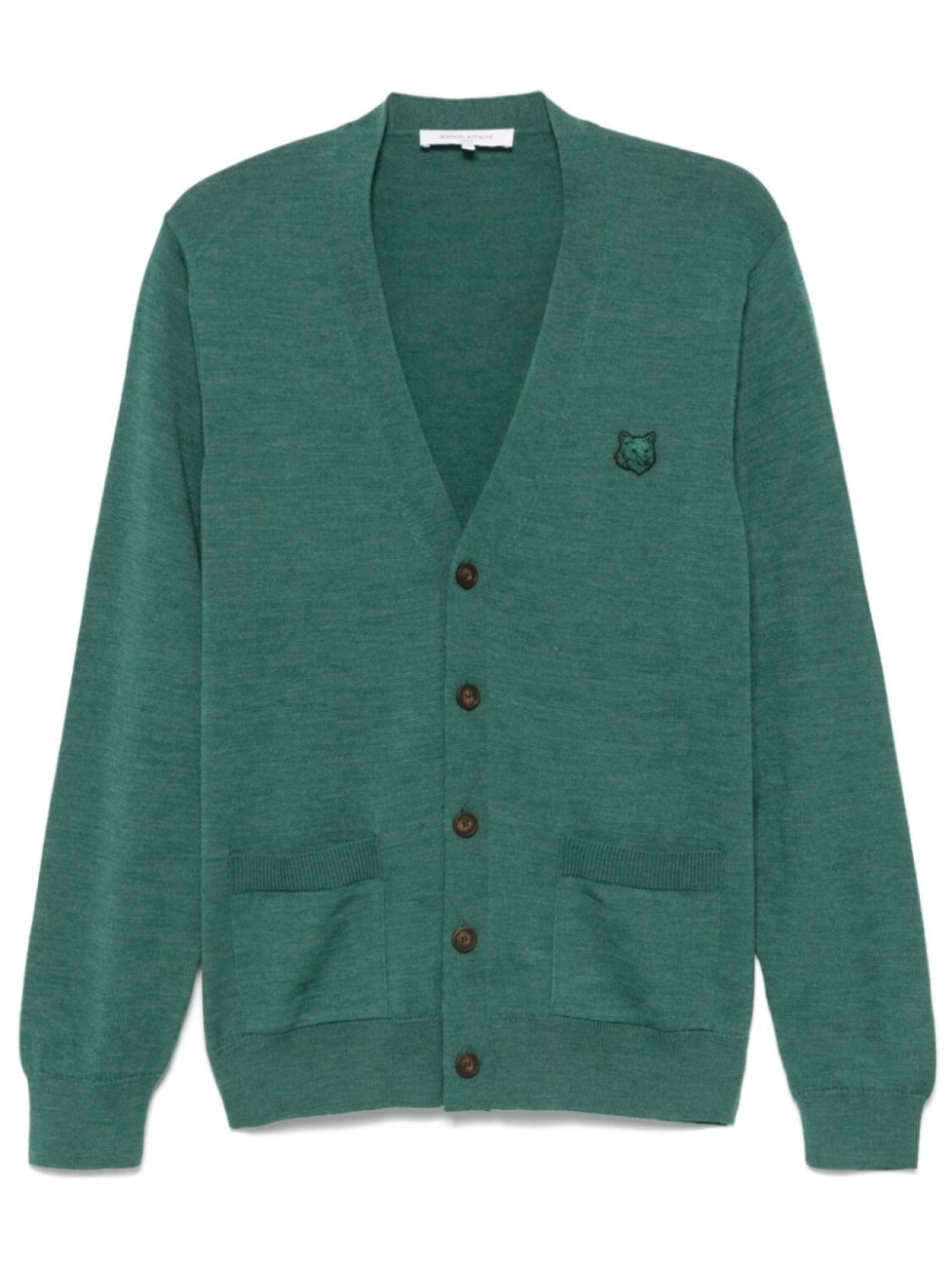 Кардиган с нашивкой «Голова лисы» Maison Kitsuné, зеленый
Кардиган с нашивкой «Голова лисы» Maison Kitsuné, зеленый