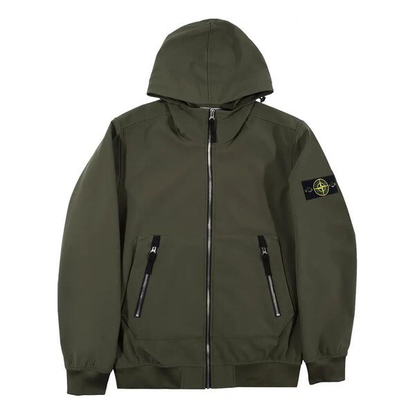 Куртка soft shell-r hooded jacket 'olive green' Stone Island, зеленый
Куртка soft shell-r hooded jacket 'olive green' Stone Island, зеленый