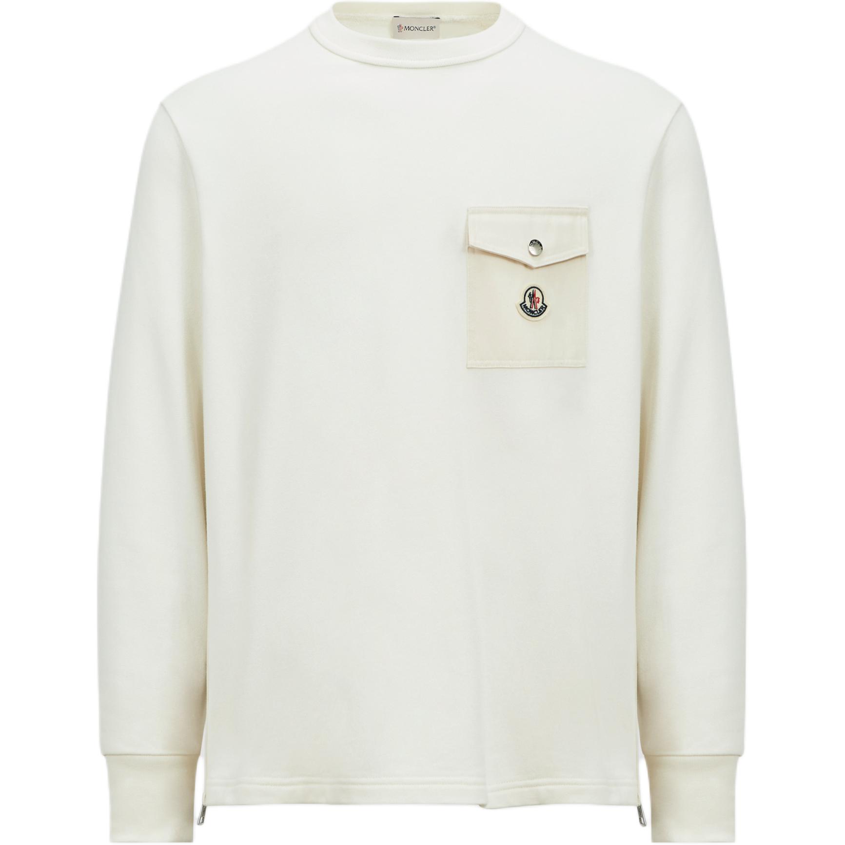 Свитшот с накладным карманом на груди и логотипом Moncler, белый
Свитшот с накладным карманом на груди и логотипом Moncler, белый
