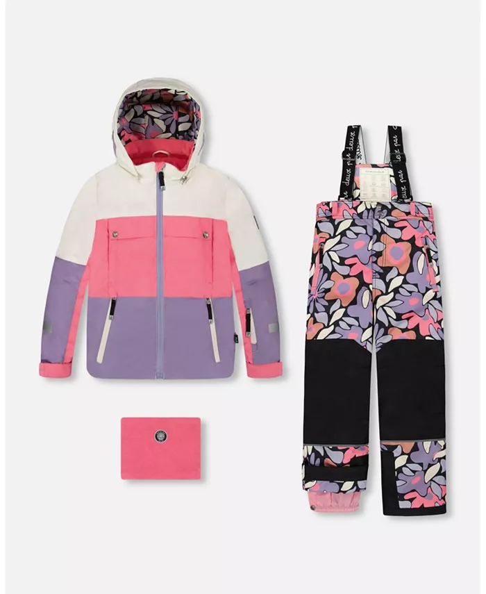 Детский зимний комбинезон Teknik, черный, с ретро-цветочным принтом, для девочек Deux par Deux
Детский зимний комбинезон Teknik, черный, с ретро-цветочным принтом, для девочек Deux par Deux