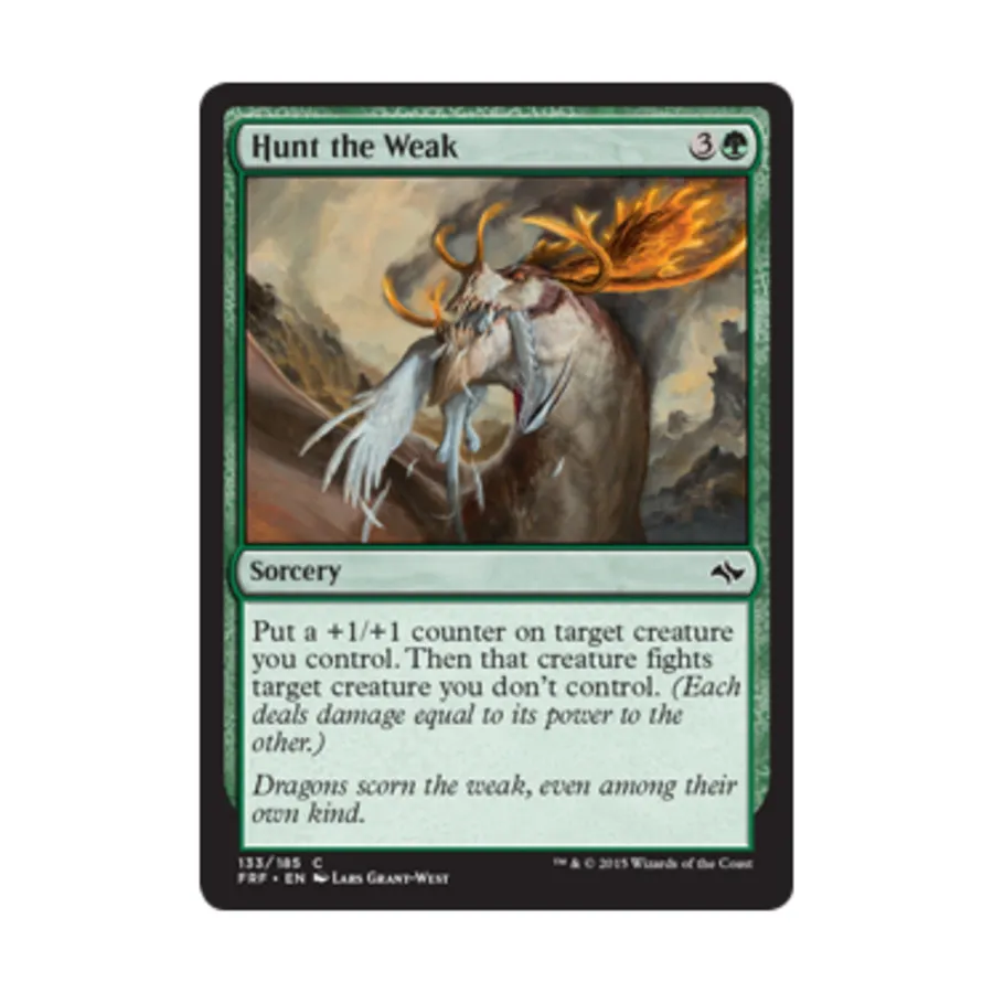 CCG Охота на слабых (С), MTG - Fate Reforged
CCG Охота на слабых (С), MTG - Fate Reforged