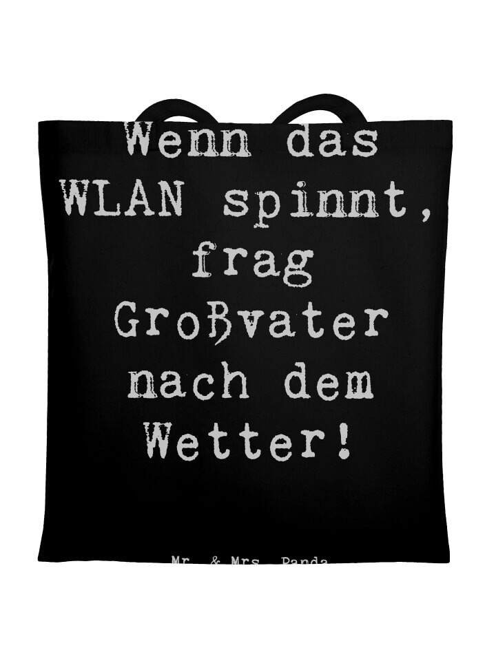 Сумка для переноски Mr & Mrs Panda Großvater Wissen, черный
Сумка для переноски Mr & Mrs Panda Großvater Wissen, черный