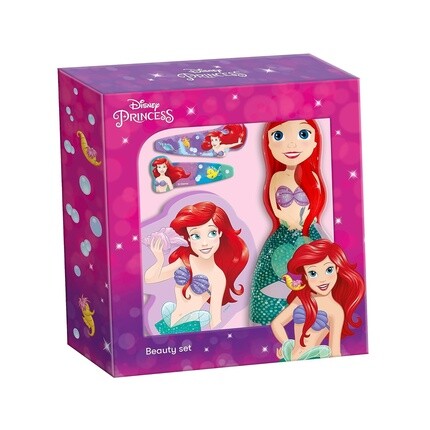 Disney Princess Сумка для ванны Ariel с шампунем Figure Gel 2-в-1, губкой для ванны и 2 декорированными заколками для волос
Disney Princess Сумка для ванны Ariel с шампунем Figure Gel 2-в-1, губкой для ванны и 2 декорированными заколками для волос