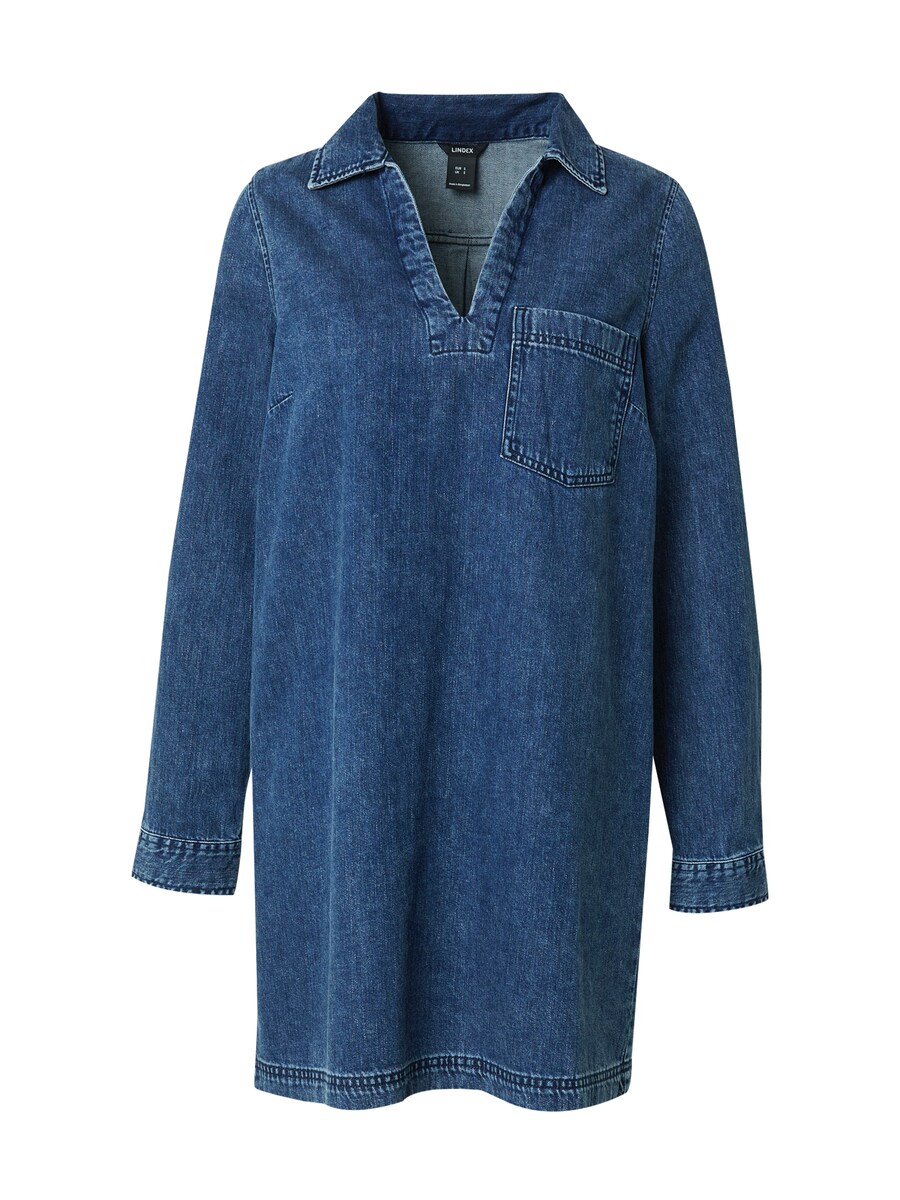 Платье-рубашка Lindex Aster, синий деним
Платье-рубашка Lindex Aster, синий деним