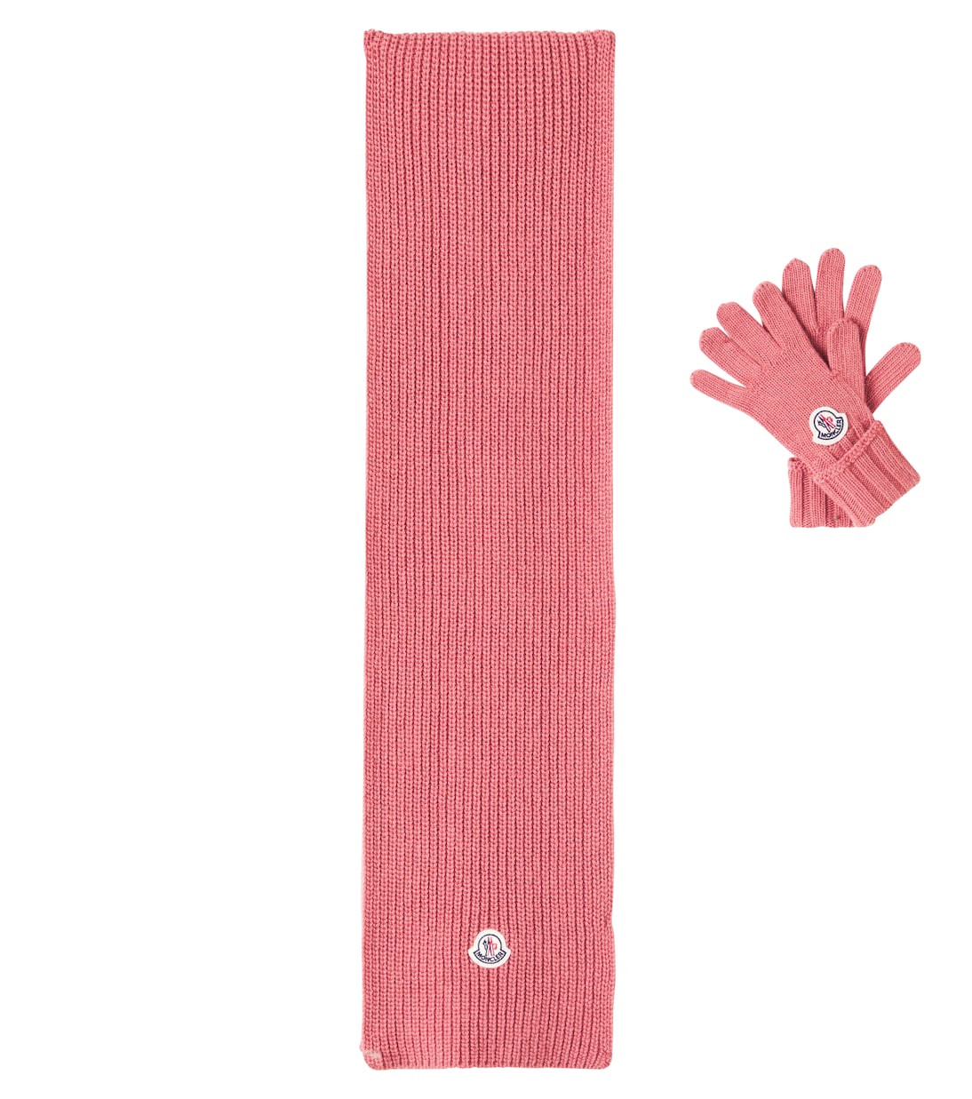 Комплект из шерстяного шарфа и перчаток с логотипом Moncler Enfant, розовый
Комплект из шерстяного шарфа и перчаток с логотипом Moncler Enfant, розовый