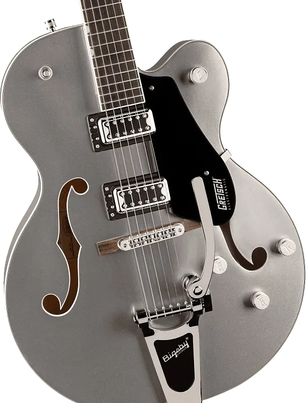 Электрогитара Gretsch G5420T Electromatic Classic Hollow Body Single-Cut with Bigsby, Airline Silver
Электрогитара Gretsch G5420T Electromatic Classic Hollow Body Single-Cut with Bigsby, Airline Silver