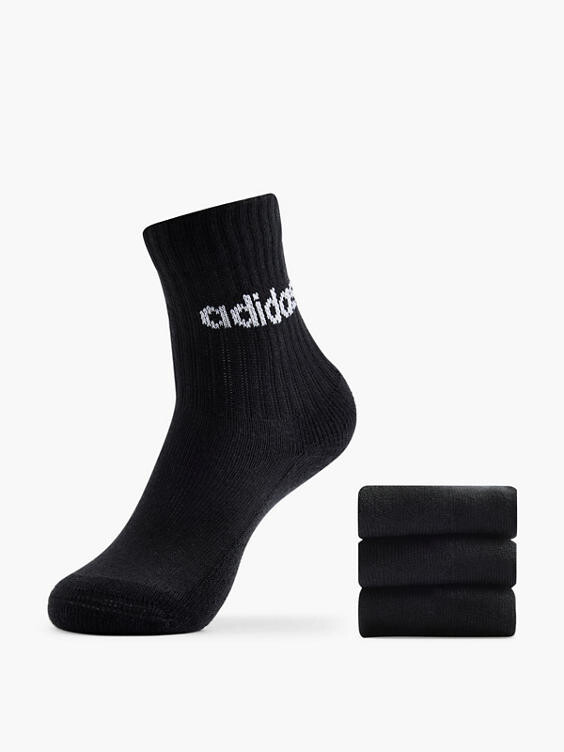 Упаковка из 3 носков. Adidas, черный 
Упаковка из 3 носков. Adidas, черный
