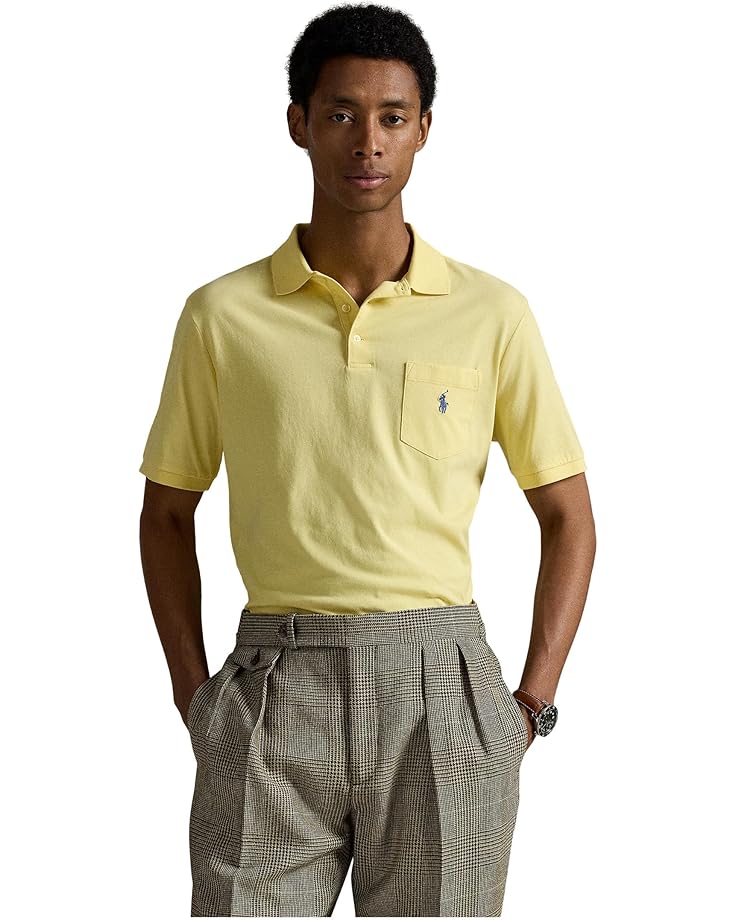 Поло Polo Ralph Lauren Classic Fit Jersey Pocket Polo Shirt, цвет Wicket Yellow
Поло Polo Ralph Lauren Classic Fit Jersey Pocket Polo Shirt, цвет Wicket Yellow