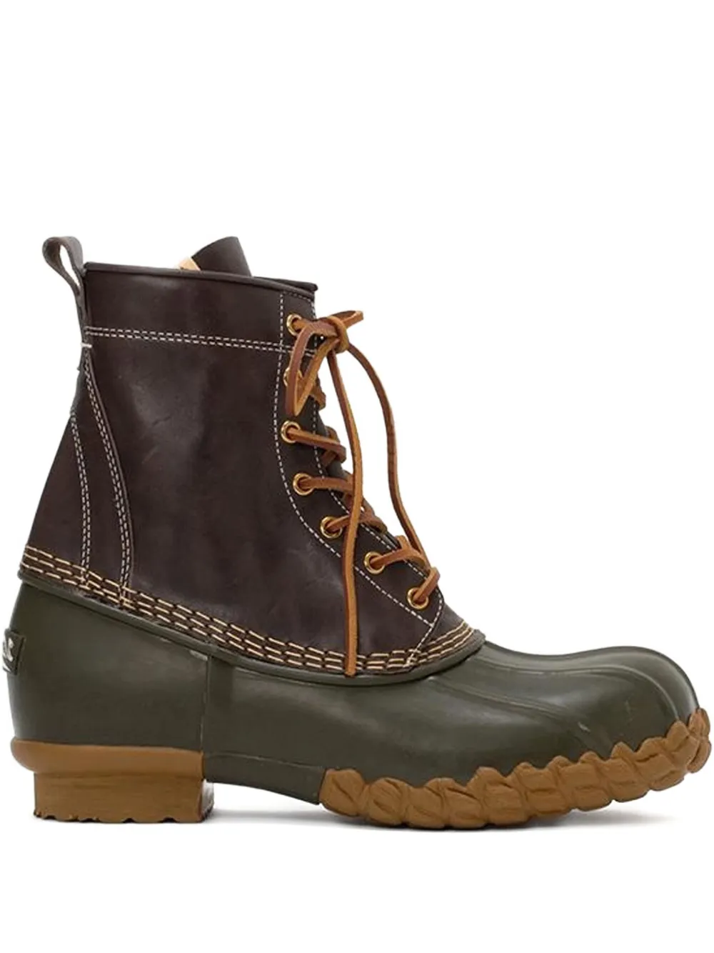 Ботинки на шнуровке с логотипом visvim, коричневый
Ботинки на шнуровке с логотипом visvim, коричневый