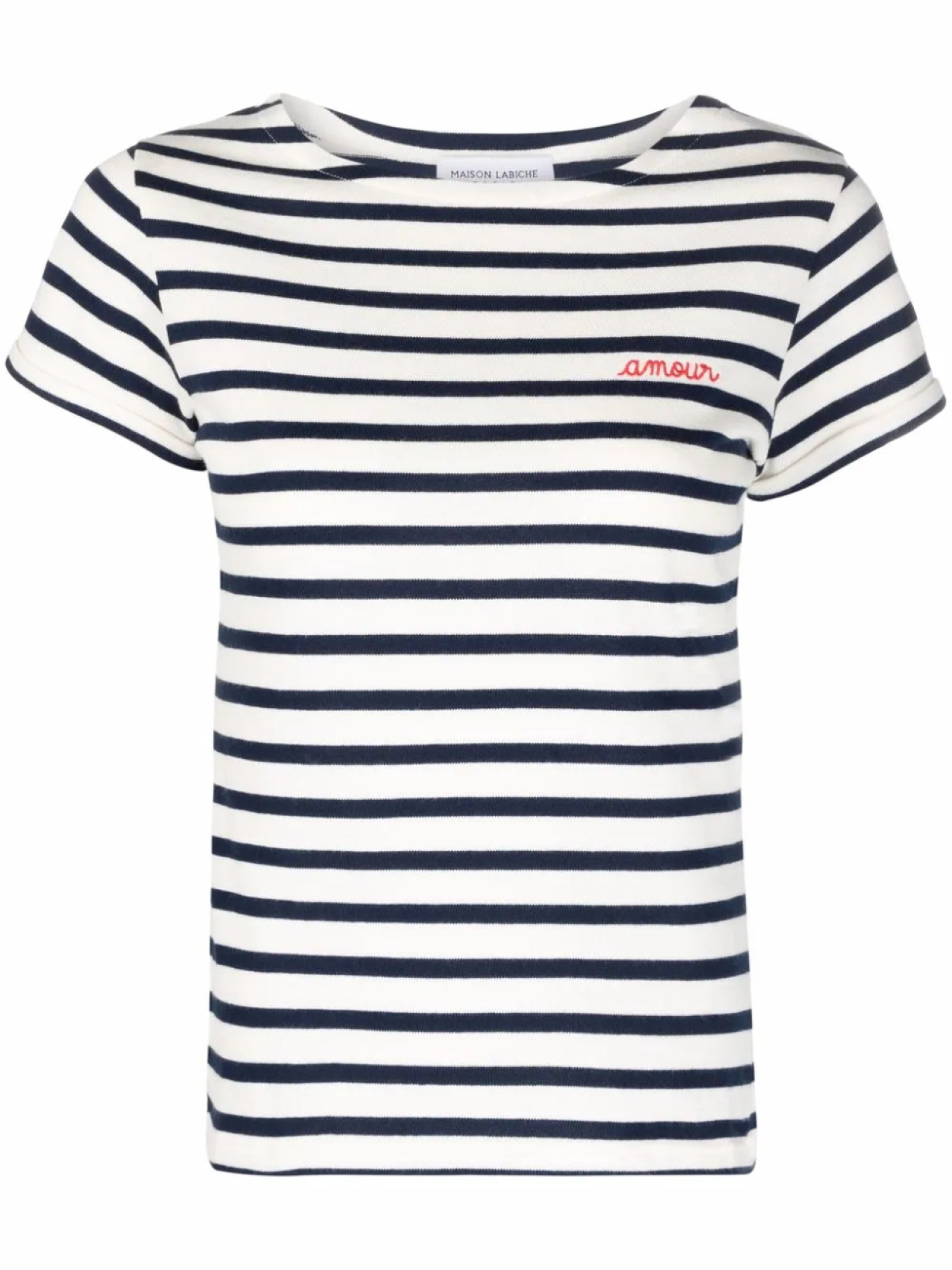 Maison Labiche футболка из органического хлопка в полоску, белый
Maison Labiche футболка из органического хлопка в полоску, белый