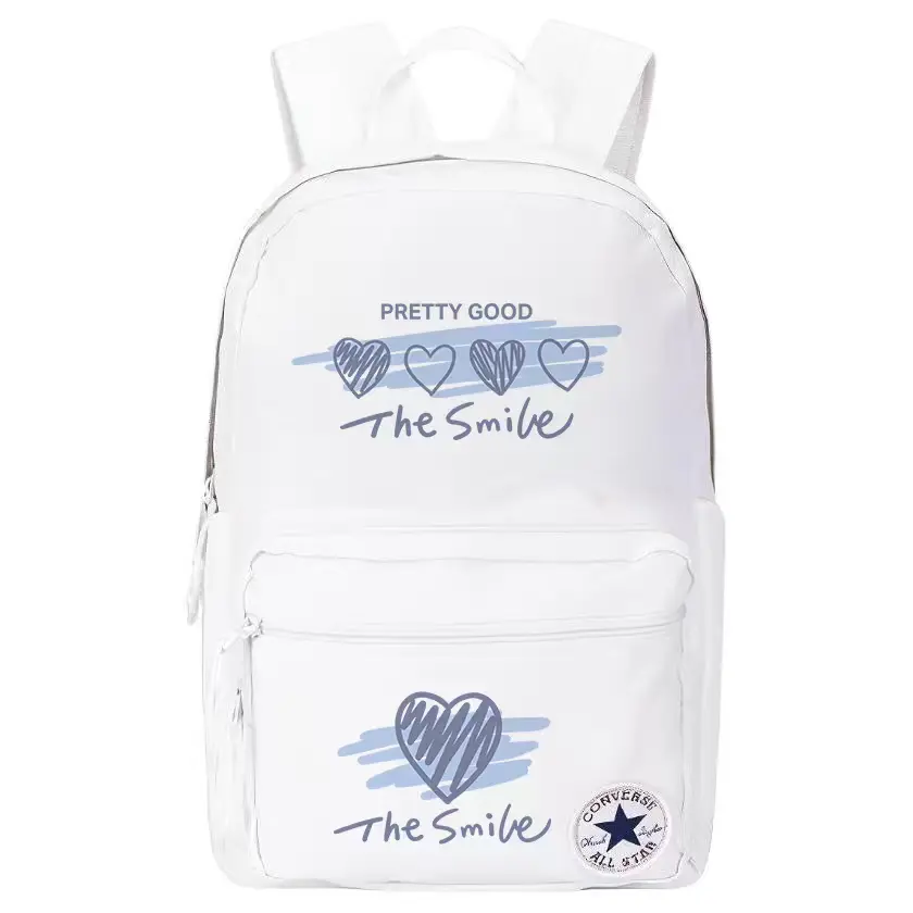 Converse Полиэстеровый рюкзак обычный унисекс белый, Loving smile
Converse Полиэстеровый рюкзак обычный унисекс белый, Loving smile