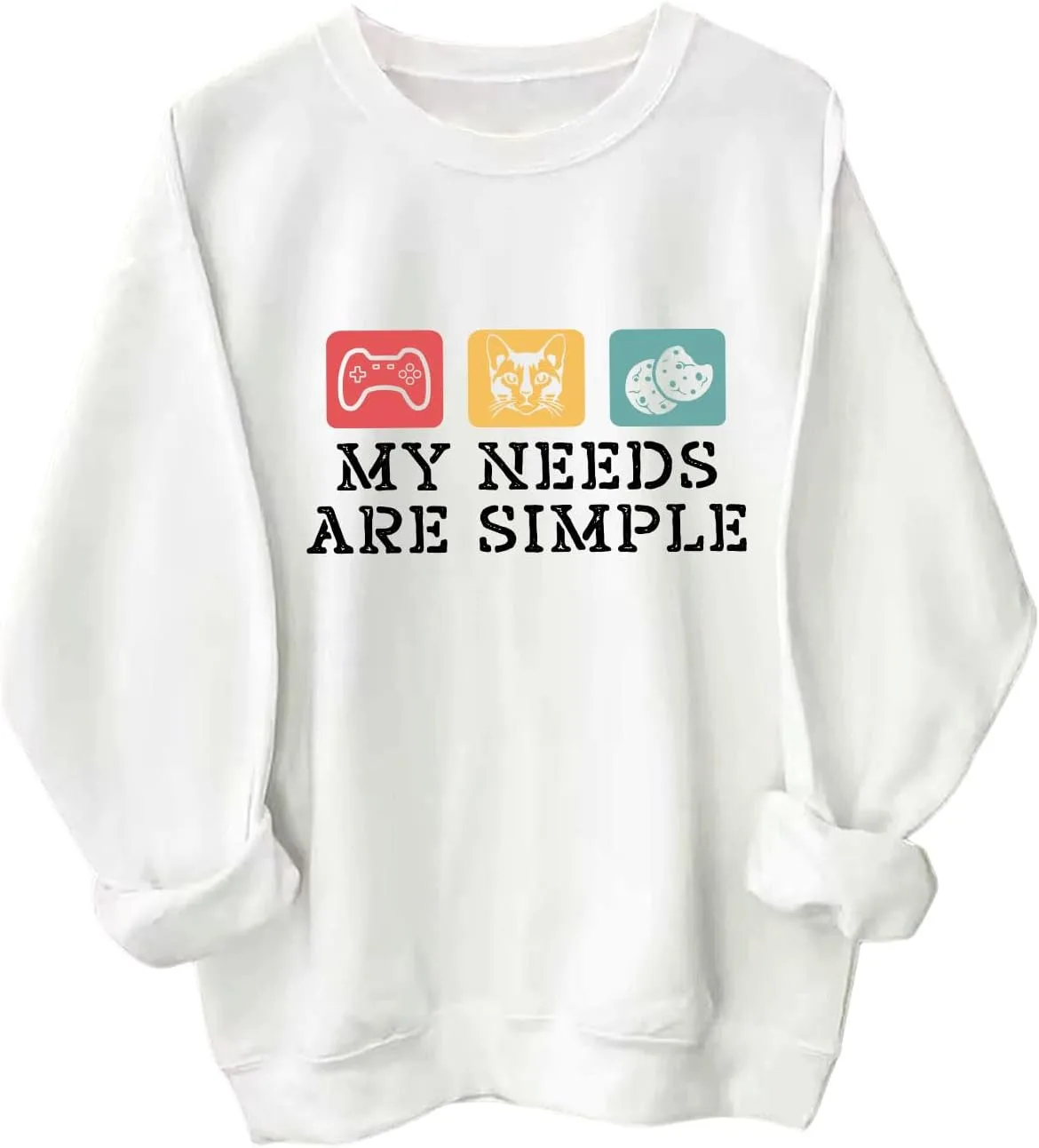 Толстовка My Needs Are Simple Gamer с принтом Funny Cat Gaming and Cookies MQZUO
Толстовка My Needs Are Simple Gamer с принтом Funny Cat Gaming and Cookies MQZUO