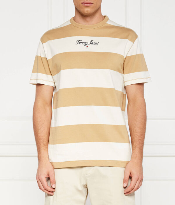 Футболка Tommy Jeans в полоску, желтый
Футболка Tommy Jeans в полоску, желтый