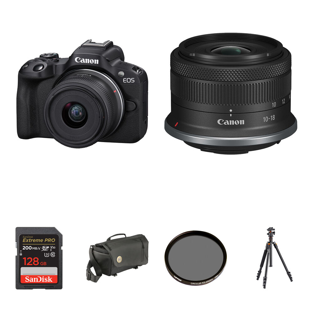 Беззеркальная камера Canon Canon EOS R50 Mirrorless Camera Landscape Photography Kit
Беззеркальная камера Canon Canon EOS R50 Mirrorless Camera Landscape Photography Kit