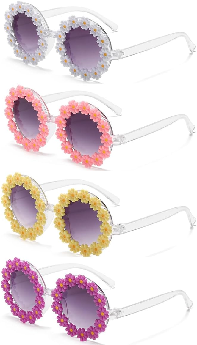 Круглые солнцезащитные очки в форме цветка для женщин, ретро-стиль, милые очки с ромашками, защита от УФ-излучения UV 400, очки в форме цветка для отдыха на природе и на пляже SJBNCai, White+purple+pink+yellow
Круглые солнцезащитные очки в форме цветка для женщин, ретро-стиль, милые очки с ромашками, защита от УФ-излучения UV 400, очки в форме цветка для отдыха на природе и на пляже SJBNCai, White+purple+pink+yellow