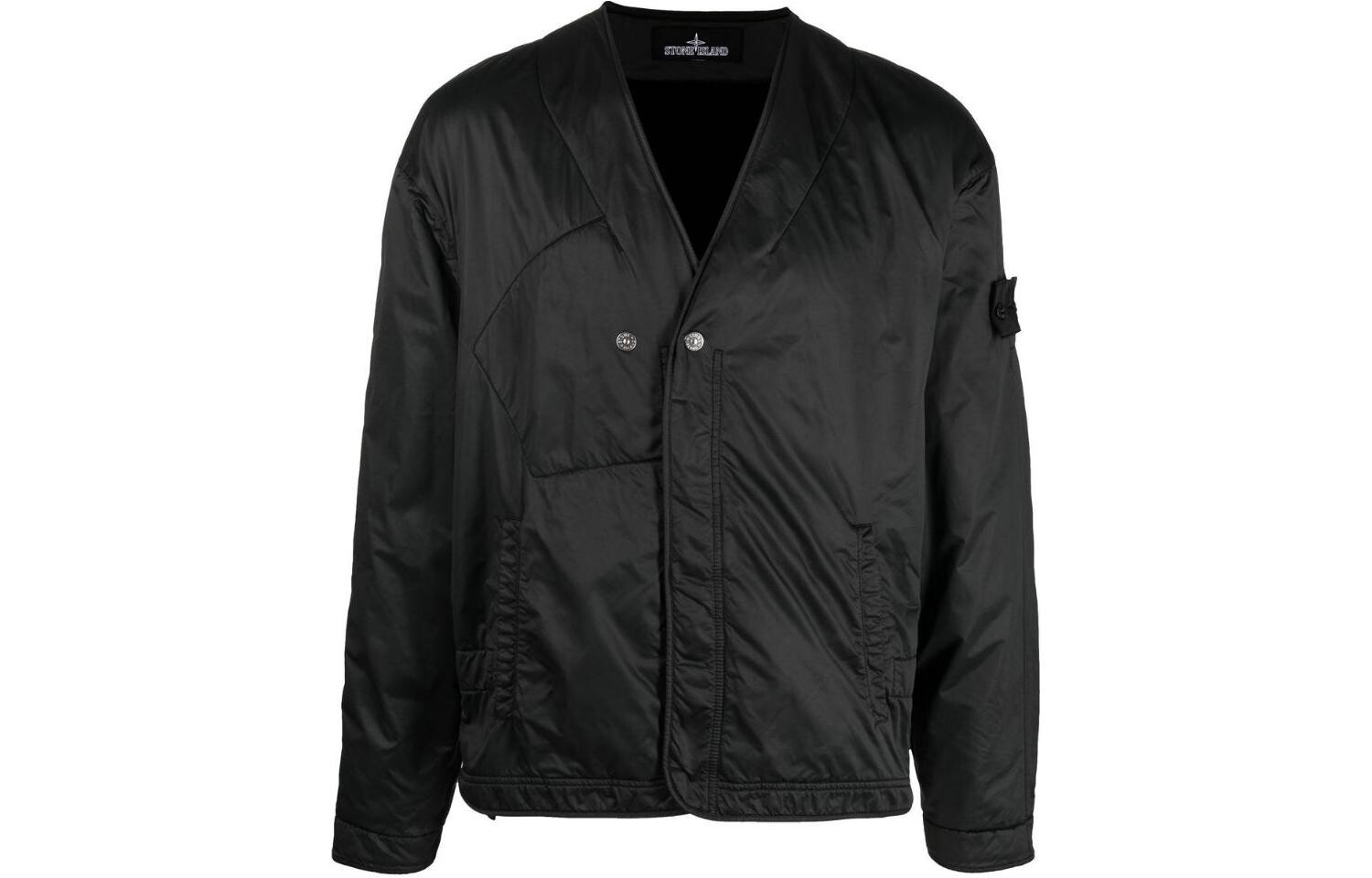 Куртка мужская Stone Island с V-образным воротником, черный
Куртка мужская Stone Island с V-образным воротником, черный