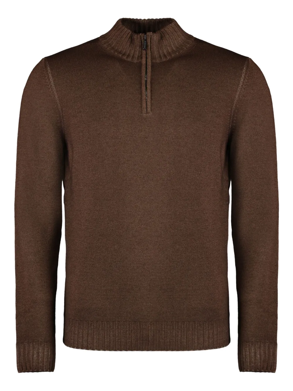 Свитер Terni с полумолнией Moorer, коричневый
Свитер Terni с полумолнией Moorer, коричневый