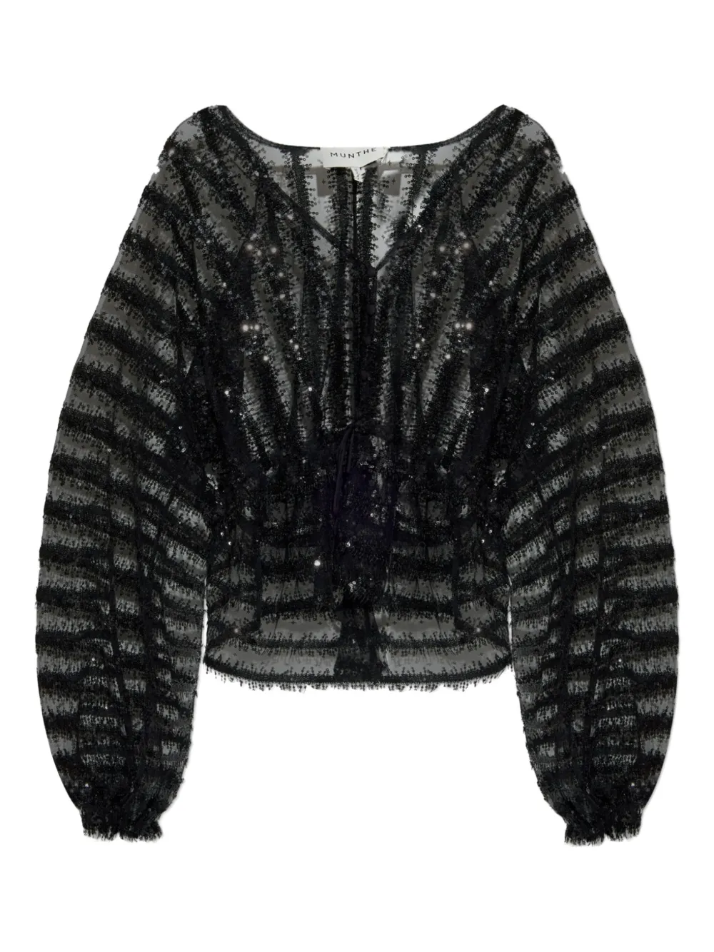 Блузка Remona, украшенная пайетками Munthe, черный
Блузка Remona, украшенная пайетками Munthe, черный
