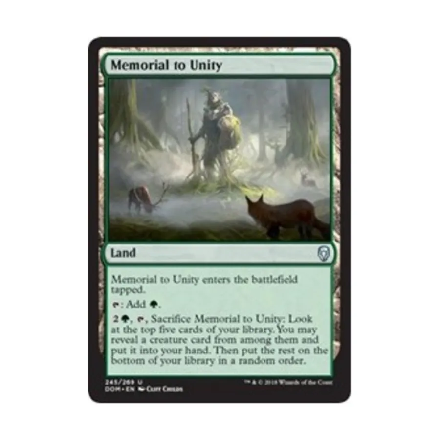 CCG Мемориал Единства (U), MTG - Dominaria
CCG Мемориал Единства (U), MTG - Dominaria