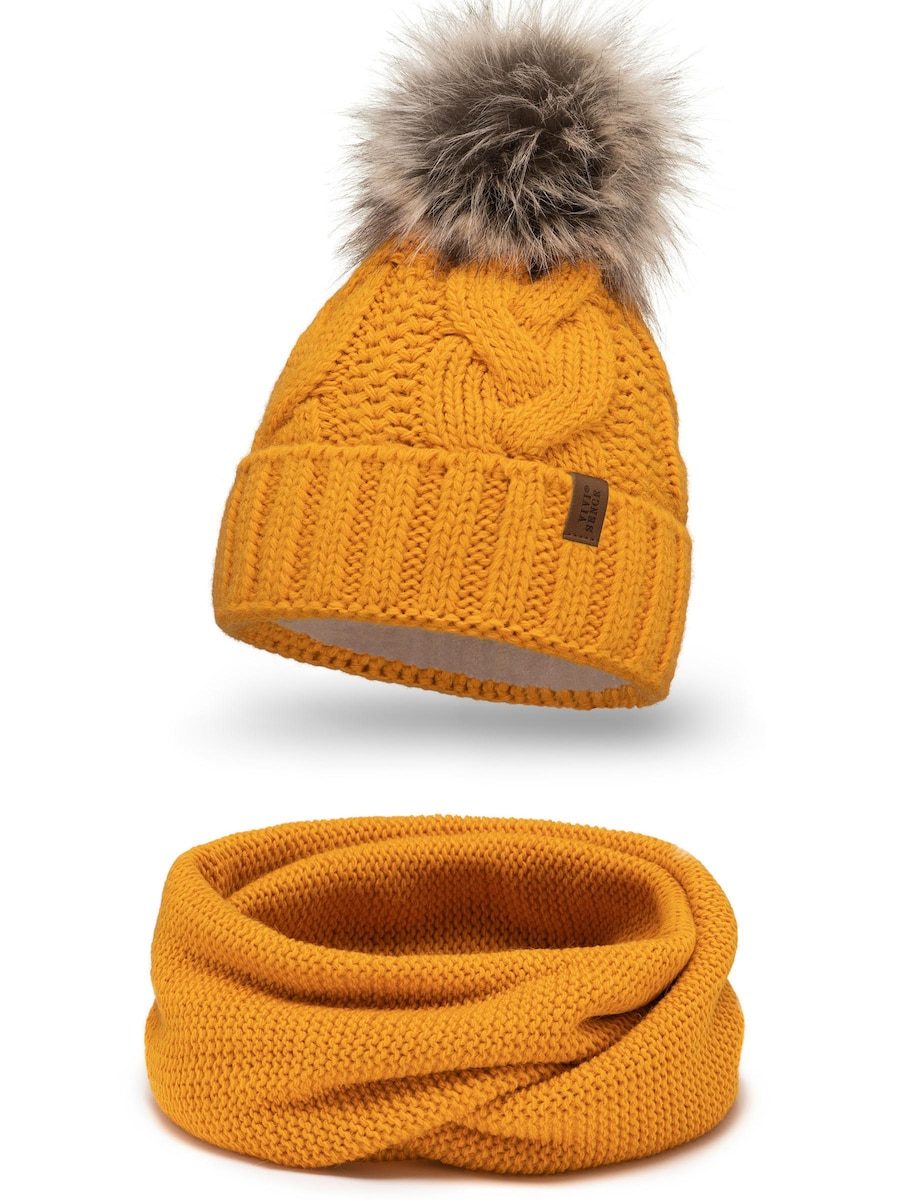 Шапка Vivisence 7014 Set, Honey
Шапка Vivisence 7014 Set, Honey