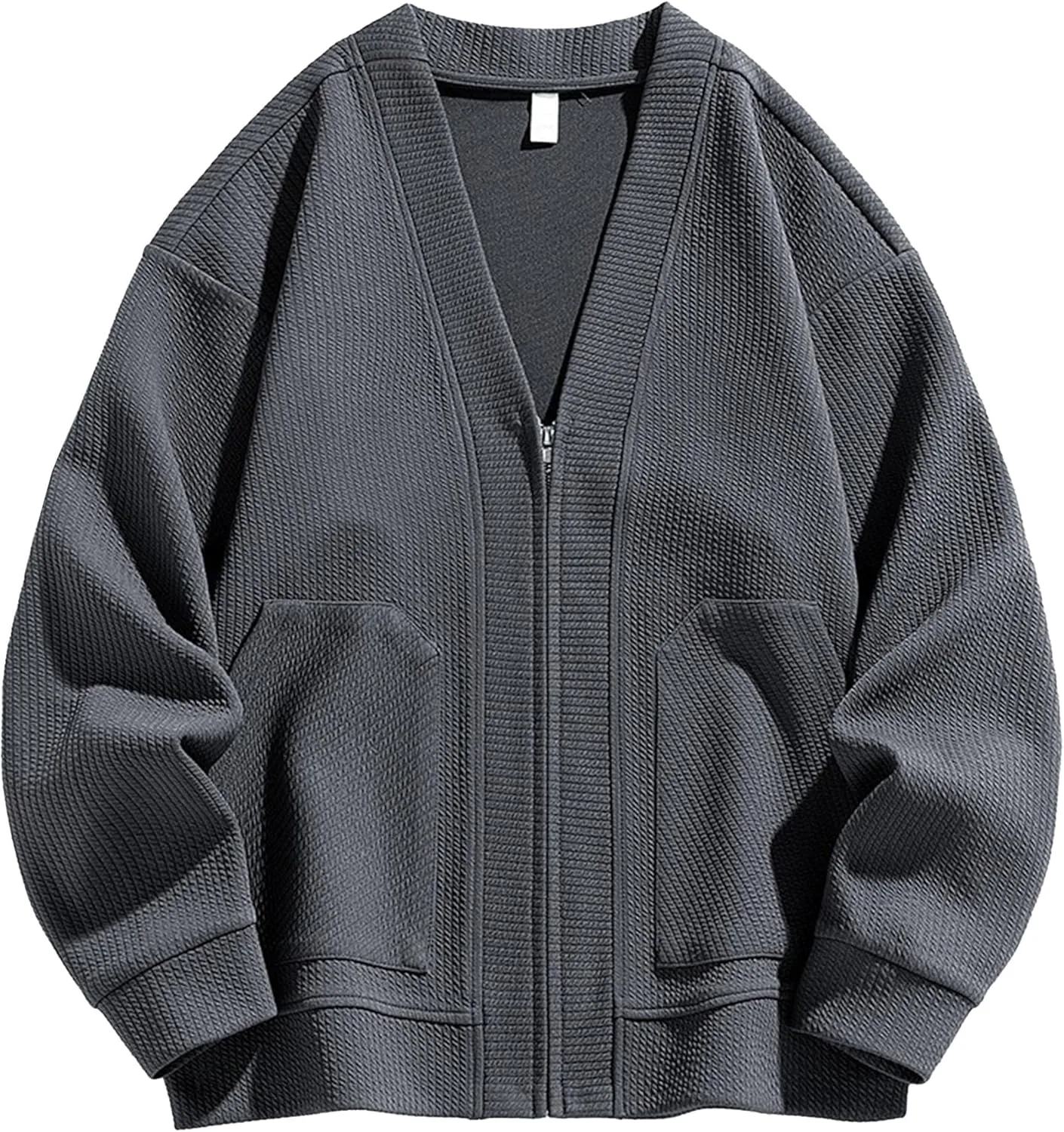 Мужской кардиган с молнией, риббен, slim fit, легкий
Мужской кардиган с молнией, риббен, slim fit, легкий